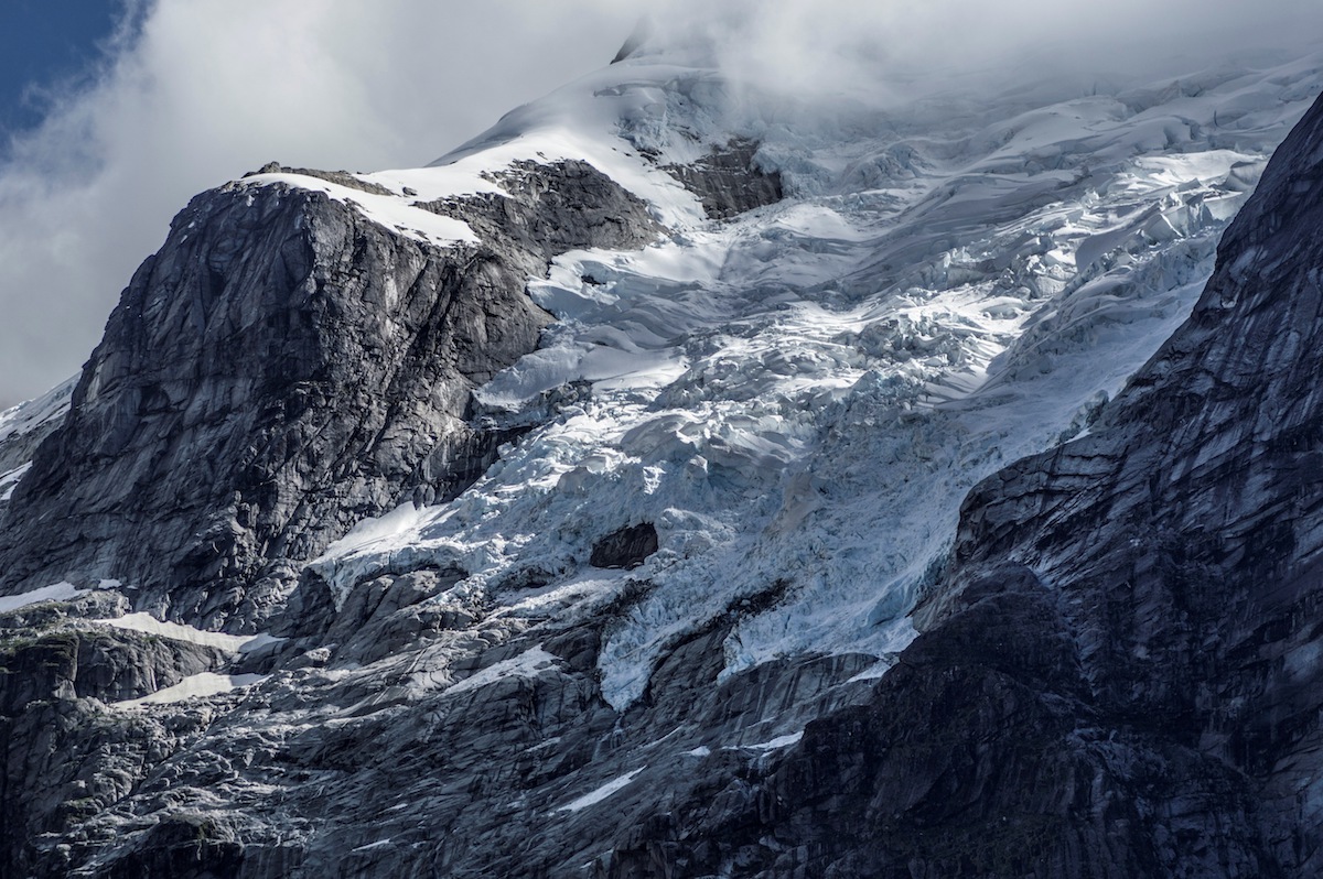 Glaciar en el Valle Exploradores.
